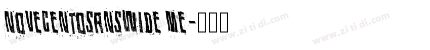 novecentosanswide me字体转换